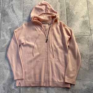 Nordstrom Light Pink Hooded Cashmere Sweater